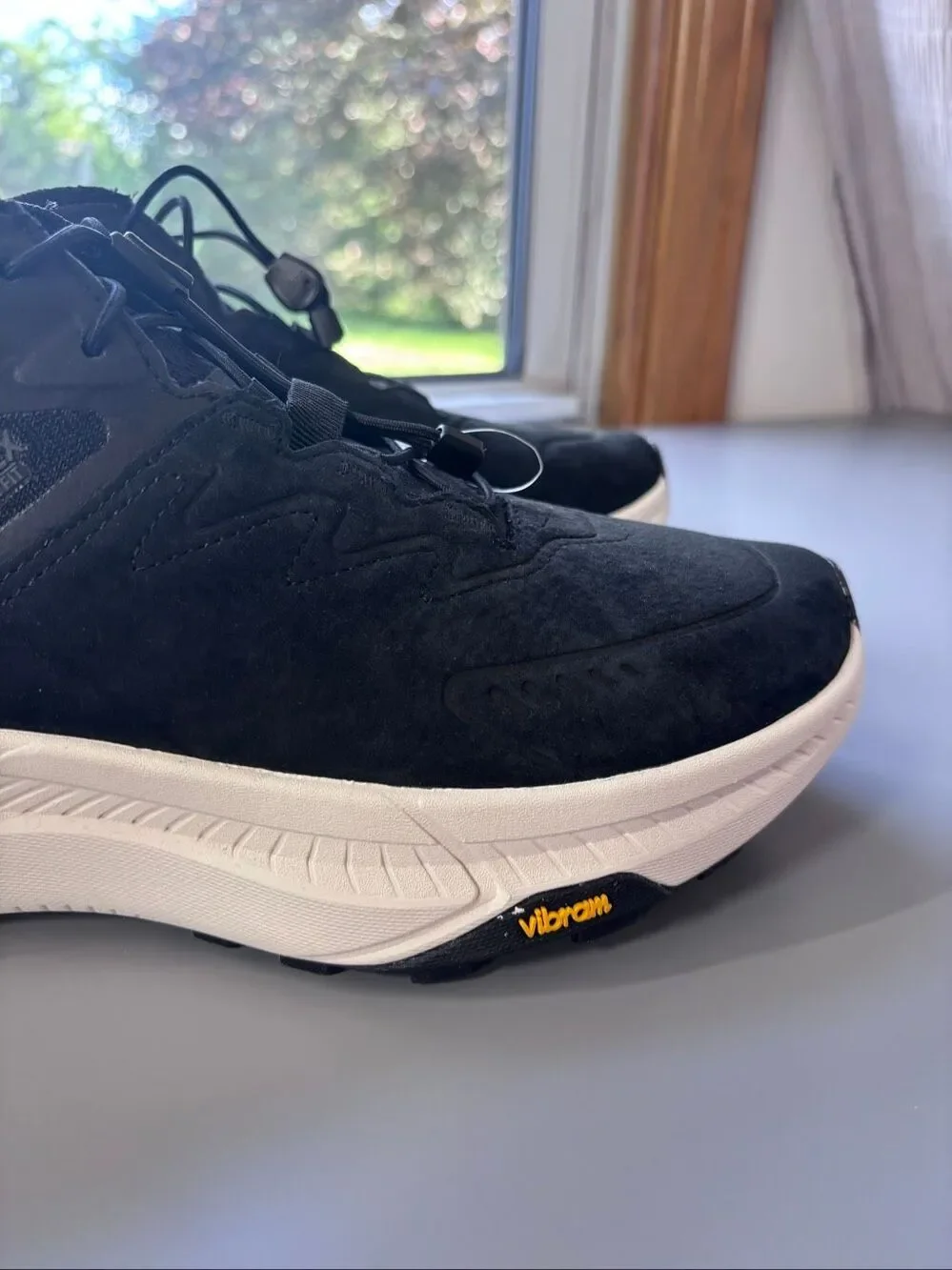 HOKA one Transport Chukka GTX shoes boots Black / Alabaster men’s 8 D NEW NO BOX